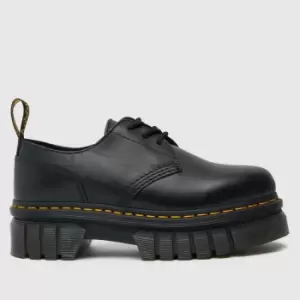 Dr Martens Black Audrick 3 Eye Flat Shoes