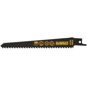 DEWALT HSC Fine Fast Cuts and Curve Cutting Wood Reciprocating Saw Blade 152mm Pack of 5