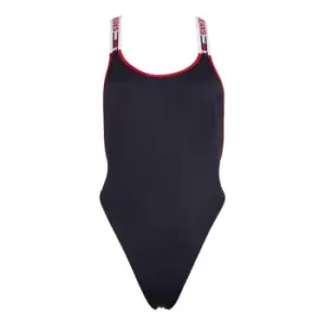 Tommy Bodywear Brazilian Low Back One Piece - Blue