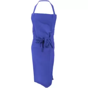 Jassz Bistro Bib Apron / Hospitality & Catering (One Size) (Royal) - Royal