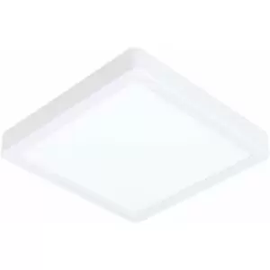 Loops - Wall / Ceiling Light White 210mm Square Surface Mounted 16.5W LED 4000K