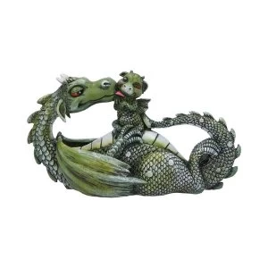 Green Sweetest Moment Dragon Figurine