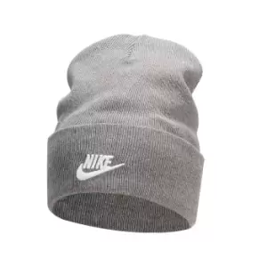 Nike Tall Cuff Futura Beanie, Carbon Heather/white