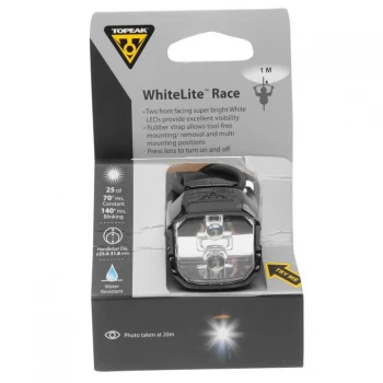 Topeak WhiteLite Race Bike Light - Black