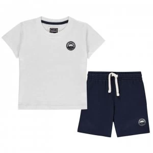 SoulCal Signature Short Set Infant Boys - Navy/White