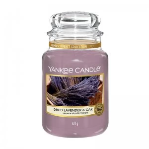 Yankee Candle Dried Lavender & Oak Large Scented Candle 623g