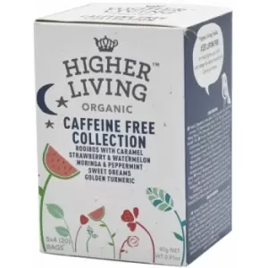 Higher Living Organic Caffeine Free Collection - 20 Bags x 4 - 704370