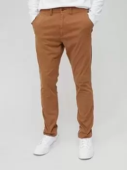 Superdry Slim Chino - Sand, Size 32, Men