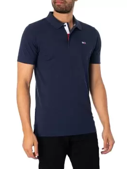 Slim Placket Polo Shirt