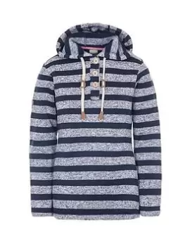 Trespass Society Fleece - Navy/Stripe, Navy Stripe Size XS Women