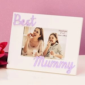 6" x 4" - Photo Frame 3D Letters - Best Mummy