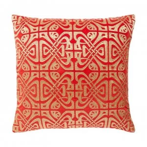 Biba Logo Cushion - AO Orange