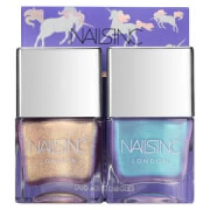 nails inc. Sparkle Like a Unicorn Nail Varnish Duo Kit 2 x 14ml