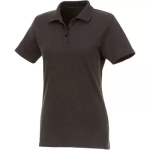 Elevate Womens/Ladies Helios Short Sleeve Polo Shirt (XXL) (Heather Charcoal)