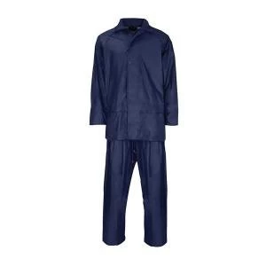 SuperTouch XXXL Rainsuit PolyesterPVC with Elasticated Waisted