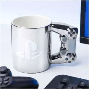 Playstation DS4 Silver Controller Mug