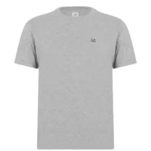 CP COMPANY Short Sleeve Basic Logo T Shirt - Grey