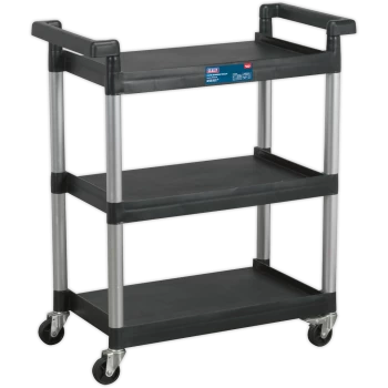 Sealey 3 Level Shelf Black / Silver