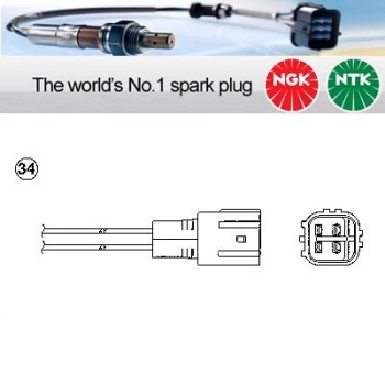 1x NGK NTK Oxygen O2 Lambda Sensor OZA659-EE63 OZA659EE63 (7948)