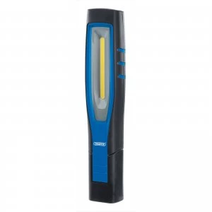 Draper Rechargeable 7W COB LED Inspection Light Blue