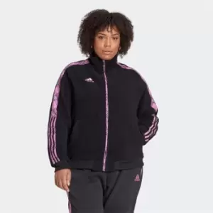 adidas Tiro Winterized Track Top (Plus Size) Womens - Black / Pulse Lilac