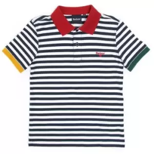 Barbour Boys Earle Polo Shirt - Blue