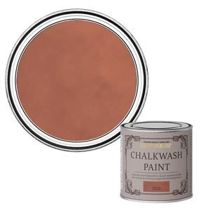 Rust-Oleum Chalkwash Terracotta Flat matt Emulsion Paint 125ml