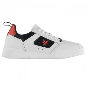 Lyle and Scott Gilzean Mesh Trainers - Wht/Nvy/Red 740