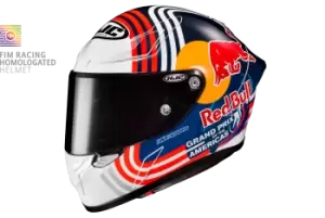 HJC Rpha 1 Red Bull Austin Gp White Blue Mc21Sf XL