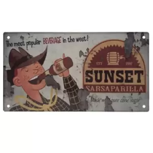 Fallout Sunset Sarsaparilla Metal Sign