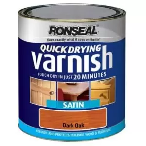 Ronseal Dark Oak Satin Wood Varnish, 0.75L