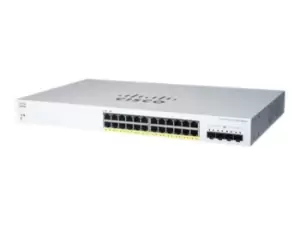 CBS220 SMART 24-PORT GE POE - Switch - 24-Port - Switch - Amount of ports: