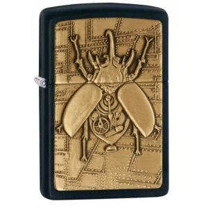 Zippo Steampunk Beetle Black Matte Finish Windproof Lighter