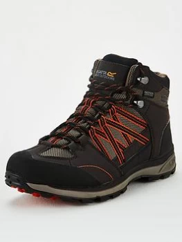 Regatta Samaris Mid Hiking Boots - Brown , Brown, Size 11, Men