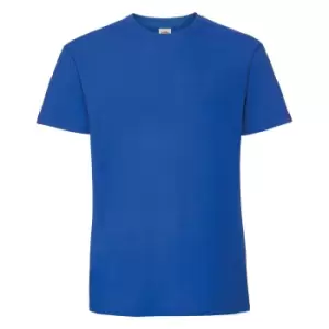 Fruit Of The Loom Mens Ringspun Premium T-Shirt (2XL) (Royal)