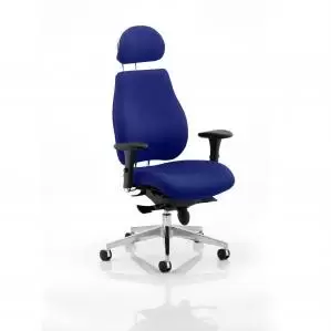 Chiro Plus Headrest Bespoke Colour Admiral Blue KCUP0195