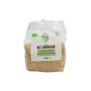 Organic Rice - Brown Short Grain - 500g x 6 - 85562 - Tree Of Life