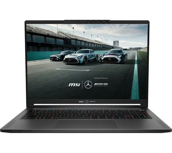 MSI Stealth 16 Mercedes-AMG Motorsport 16" Gaming Laptop - Intel Core i9, RTX 4070, 1TB SSD, Silver/Grey