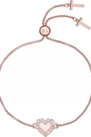 Ted Baker Pearlsi Pearly Heart Drawstring Bracelet TBJ2799-24-381