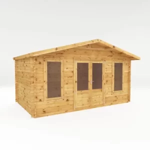 Mercia 5m x 3m Corner Log Cabin 28mm