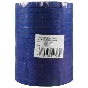 Polypropylene Tape 9mmx66m Blue Pack of 16 70521253