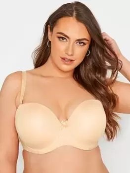 Yours New Multiway Bra - Nude , Nude, Size 40F, Women