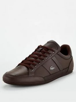 Lacoste Chaymon Trainers - Brown, Size 10, Men