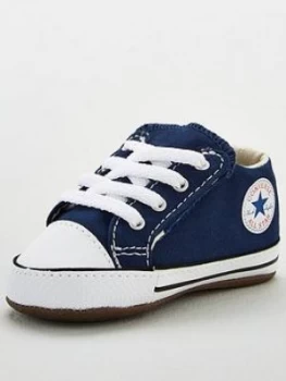 Converse Chuck Taylor All Star Mid Cribster Canvas Trainer - Navy White