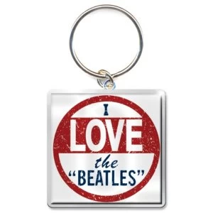 The Beatles - I Love the Beatles Keychain