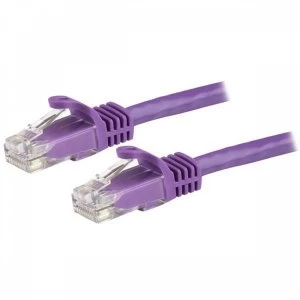 StarTech N6PATC1MPL 1m Cat6 UUTP UTP Purple networking cable