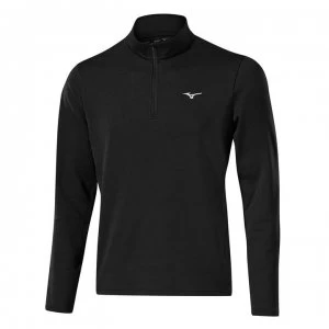 Mizuno Thermo Zip Top Mens - Black