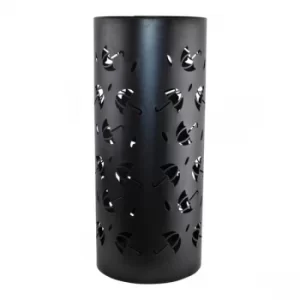 Black Metal Cut Out Umbrella Design Umbrella Stand