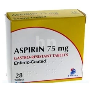 Bristol Enteric Coated Aspirin Tablets 75mg 28s