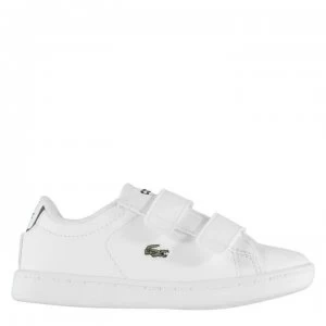 Lacoste Carnaby BL1 Infants Trainers - White/Navy